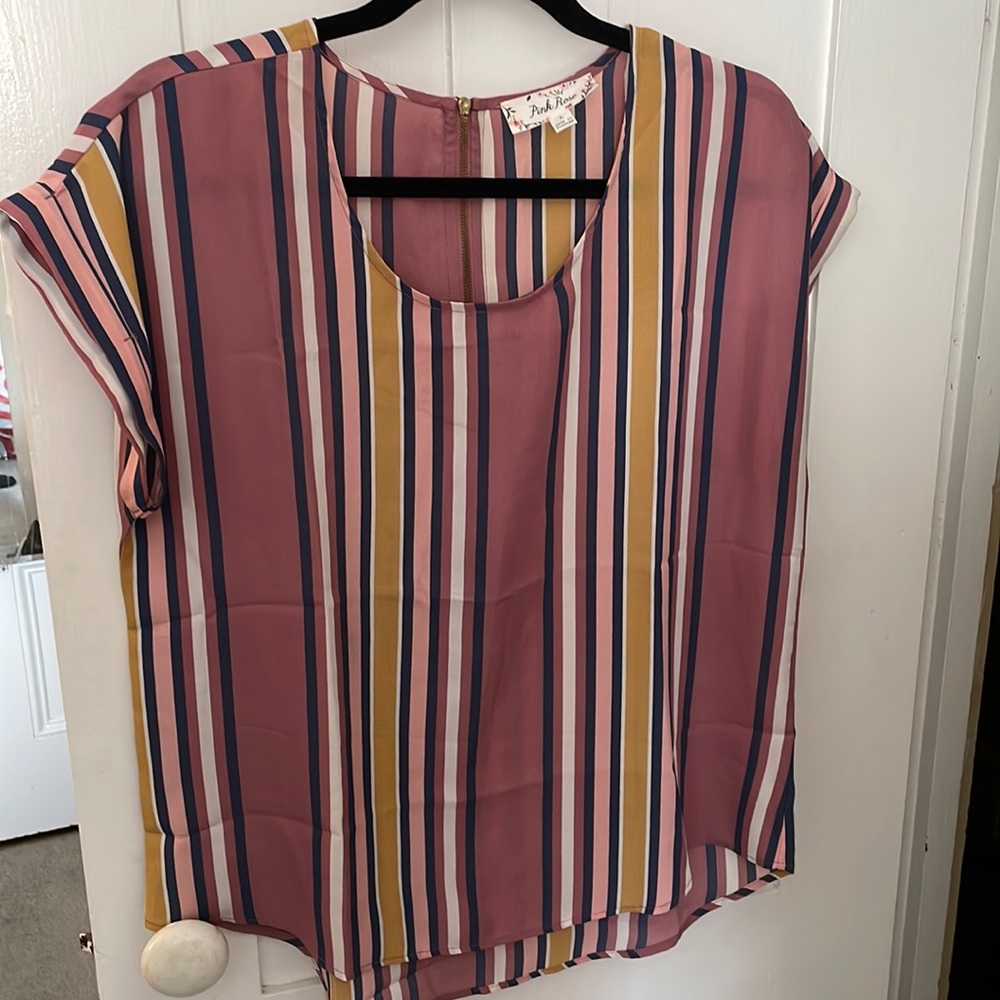Striped blouse - multi color